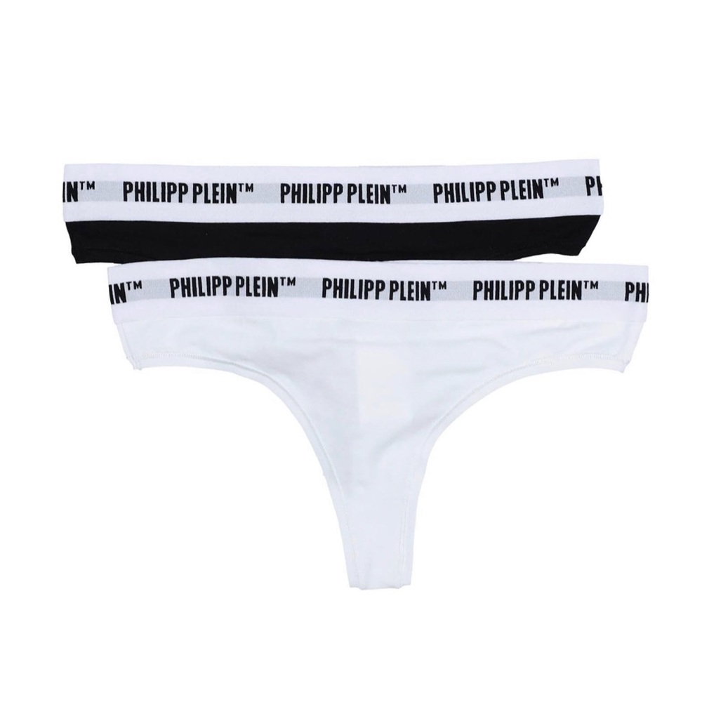 Philipp Plein cotton thongs
